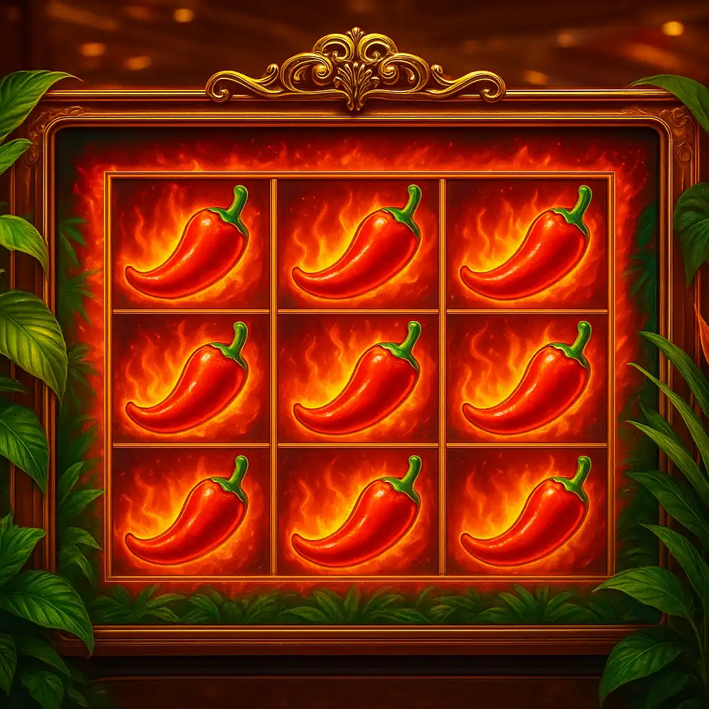 Chili Poppers slot game screenshot